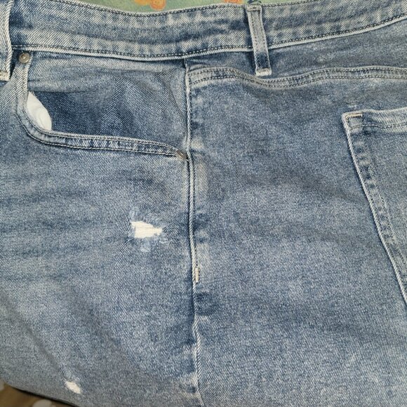 Lane Bryant Distressed Jean Shorts - Picture 4 of 4